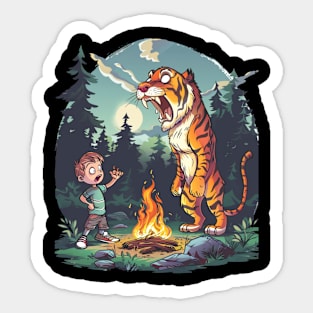 Calvin and Hobbes Miraculous Masterpieces Sticker